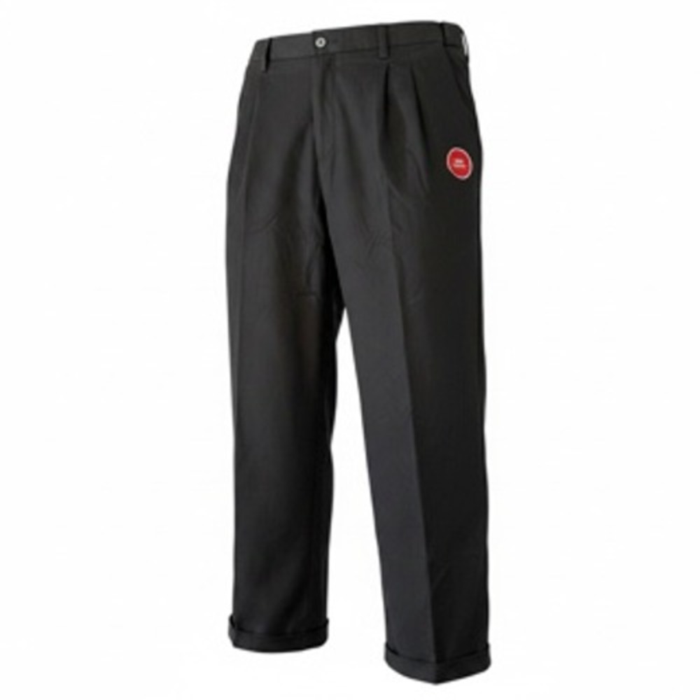 George Mens Premium Khaki Pleated Pants Black Soot 38x30 Flex Fabric